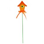 Karmnik na ptaki o wysokości 28 cm w kolorze pomarańczowym