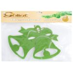 Ozdoba bożonarodzeniowa zawieszka filcowa DZWONY 30 cm ZIELONA - obrazek 2