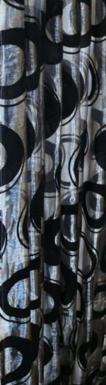 Firana popielato-czarna [FIR/1b] - obrazek 2