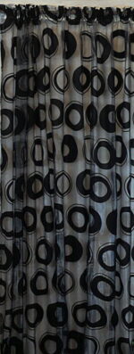 Firana popielato-czarna [FIR/1b]