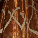 Firana brązowo-beżowa [FIR/1c]