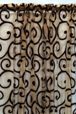 Firana ciemnobeżowa [FIR/1i]