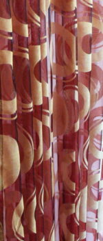 Firana bordowo- beżowa[FIR/1n] - obrazek 2