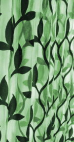 Firana zielono-czarna [FIR/ZIEL] - obrazek 2