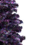 Choinka Świąteczna Fluo w Kolorach Zielonym i Fioletowym 210 cm - obrazek 2