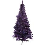 Choinka Fluo 180 CM w Kolorach Zielonym i Fioletowym z Oświetleniem