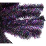 Choinka Wnętrzowa Fluo Zielono-Fioletowa 90 CM z Efektem Świetlnym - obrazek 2