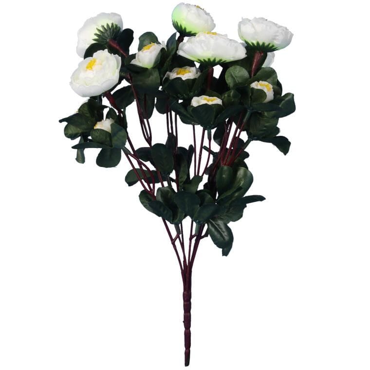 FLV-KP-001B BUKIET KAMELII 35 CM KOLOR BIAŁY - obrazek 1