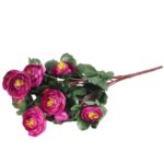 BUKIET KAMELII 35 CM KOLOR FIOLETOWY - obrazek 3