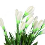 Bukiet 20 Sztucznych Krokusów Białych - Dekoracja o Wysokości 35 cm - obrazek 2