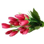 Bukiet Sztucznych Krokusów Różowych - 20 Sztuk, Wysokość 35 cm - obrazek 3