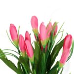 Sztuczny Bukiet 20 Różowych Krokusów - Dekoracja o Wysokości 35 cm - obrazek 2