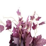 BLUSZCZ BUKIET 7 GAŁĄZEK 63 CM KOLOR FIOLETOWY - obrazek 2