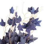 BLUSZCZ BUKIET 7 GAŁĄZEK 63 CM KOLOR NIEBIESKI - obrazek 2