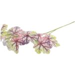 CALADIUM GAŁĄZKA LIŚCI OZDOBNYCH 82 CM KOLOR FIOLETOWY - obrazek 3