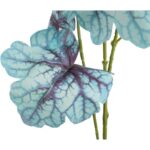 CALADIUM GAŁĄZKA LIŚCI OZDOBNYCH 82 CM KOLOR NIEBIESKI - obrazek 2