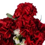 BUKIET 10 CHRYZANTEM 43 CM KOLOR CZERWONY - obrazek 2