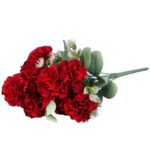 BUKIET 10 CHRYZANTEM 43 CM KOLOR CZERWONY - obrazek 3