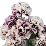 BUKIET 10 CHRYZANTEM 43 CM KOLOR JASNY FIOLET - obrazek 2