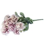 BUKIET 10 CHRYZANTEM 43 CM KOLOR JASNY FIOLET - obrazek 3