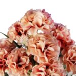 BUKIET 10 CHRYZANTEM 43 CM KOLOR JASNY ŁOSOŚ - obrazek 2