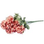 BUKIET 10 CHRYZANTEM 43 CM KOLOR ŁOSOSIOWY - obrazek 3