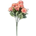 BUKIET 10 CHRYZANTEM 43 CM KOLOR POMARAŃCZOWY