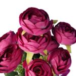 BUKIET 10 KACZEŃCY 44 CM KOLOR BORDOWY - obrazek 2