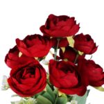 BUKIET 10 KACZEŃCY 44 CM KOLOR CZERWONY - obrazek 2