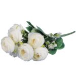 BUKIET 10 KACZEŃCY 44 CM KOLOR KREMOWY - obrazek 3