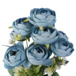 BUKIET 10 KACZEŃCY 44 CM KOLOR NIEBIESKI - obrazek 2
