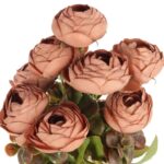 BUKIET 9 KACZEŃCY JESIENNYCH 40 CM KOLOR BRĄZOWY - obrazek 2