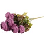 BUKIET 9 KACZEŃCY JESIENNYCH 40 CM KOLOR FIOLETOWY - obrazek 3