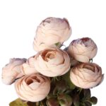 BUKIET 9 KACZEŃCY JESIENNYCH 40 CM KOLOR KREMOWY - obrazek 2