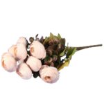 BUKIET 9 KACZEŃCY JESIENNYCH 40 CM KOLOR KREMOWY - obrazek 3