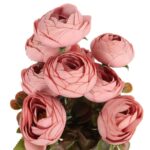 BUKIET 9 KACZEŃCY JESIENNYCH 40 CM KOLOR ŁOSOSIOWY - obrazek 2