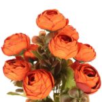 BUKIET 9 KACZEŃCY JESIENNYCH 40 CM KOLOR POMARAŃCZOWY - obrazek 2