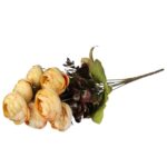 BUKIET 9 KACZEŃCY JESIENNYCH 40 CM KOLOR ŻÓŁTY - obrazek 3