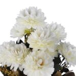BUKIET 9 CHRYZANTEM 38 CM KOLOR BIAŁY - obrazek 2