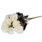 BUKIET 9 CHRYZANTEM 38 CM KOLOR BIAŁY - obrazek 3