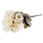 BUKIET 12 GERBER JESIENNYCH 48 CM KOLOR BIAŁY - obrazek 3