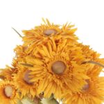 BUKIET 12 GERBER JESIENNYCH 48 CM KOLOR ŻÓŁTY - obrazek 2