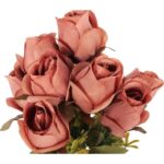 BUKIET 9 RÓŻ W PĄKACH 46 CM KOLOR RÓŻOWY - obrazek 2