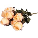 BUKIET 9 RÓŻ W PĄKACH 46 CM KOLOR ŻÓŁTY - obrazek 3