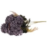 BUKIET 9 HORTENSJI JESIENNYCH 40 CM KOLOR FIOLETOWY - obrazek 3