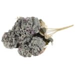 BUKIET 9 HORTENSJI JESIENNYCH 40 CM KOLOR KREMOWY - obrazek 3