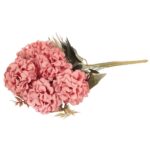 BUKIET 9 HORTENSJI JESIENNYCH 40 CM KOLOR RÓŻOWY - obrazek 3