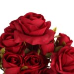 BUKIET 11 RÓŻ 44 CM KOLOR CZERWONY - obrazek 2
