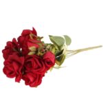 BUKIET 11 RÓŻ 44 CM KOLOR CZERWONY - obrazek 3