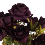 BUKIET 11 RÓŻ 44 CM KOLOR FIOLETOWY - obrazek 2